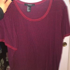 forever 21 striped t shirt